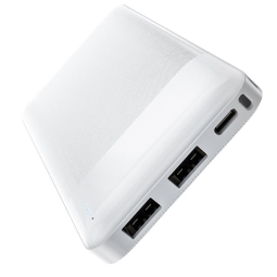 10000mAh Power bank, up to 10W: Hoco J72 Power Bank - White