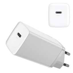 Зарядка 1xUSB-C, до 65W QuickCharge адаптер питания