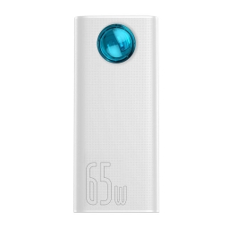 30000mAh Power bank, up to 65W, QuickCharge: Baseus Amblight - White