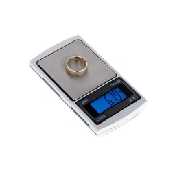 Scales Adler 3168, up to 0.1Kg, accuracy up to 0.01g -  Silver