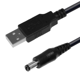 Кабель: 0.9m, USB, папа - DC 4.0x1.7mm, папа