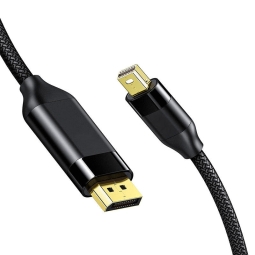 Кабель: 2m, Mini DisplayPort - DisplayPort, 4K 60Hz - ПРЕМИУМ