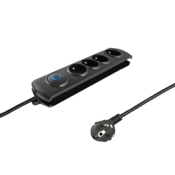 Сетевой фильтр Qoltec Surge Protector, 4 слотов, 2.5m