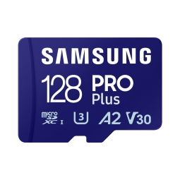 128GB microSDXC карта памяти Samsung Pro Plus, до W130/R180 MB/s