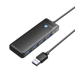 Делитель, хаб USB 3.0 hub: 4xUSB 3.0, 0.15m: Orico PAPW4A - Чёрный