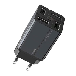 Charger 4xUSB up to 17W 5V 3.4A: Remax U43 - Black