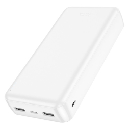 20000mAh Akupank, kuni 10W: Hoco J100A - Valge