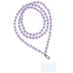 Lanyard with carabine 60cm/120cm - Purple