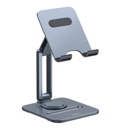 Phone or Tablet desktop stand, Baseus Biaxial Rotary - Aluminum