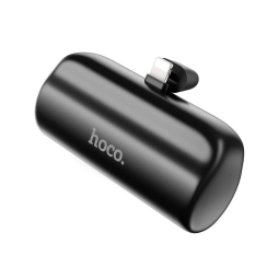 5000mAh Power bank, up to 10W (5V 2A), Lightning: Hoco Mini J106 - Black