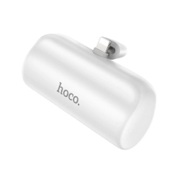 5000mAh Power bank, up to 10W (5V 2A), USB-C: Hoco Mini J106 - White