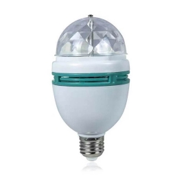 Светодиодная лампа для дискотек, E27, 3W (RGB 3x1W)