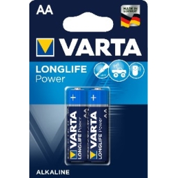 AA leelispatarei, 2x - Varta LongLife - AA, LR6, FR6, MN1500, MX1500, MV1500, Type 316