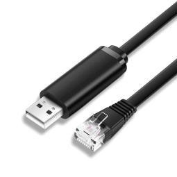 Кабель: 1.5m, USB, папа - RJ45 (COM-port RS-232 соответствующий), папа,  выход (Консольный кабель)