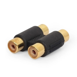 Adapter: 2x RCA, female - 2x RCA, female