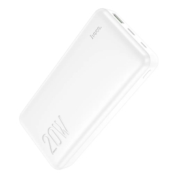 20000mAh Внешний аккумулятор, до 20W, QuickCharge: Hoco J87A Power Bank - Белый