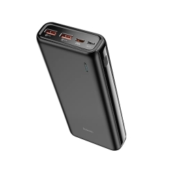 20000mAh Внешний аккумулятор, до 20W, QuickCharge до 12V-1.5A 9V-2.22A, SuperCharge до 22.5W: Hoco J80A Power Bank - Чёрный