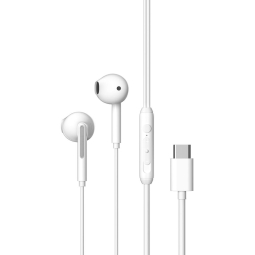 Earphones USB-C plug: Devia Kintone A1 - White