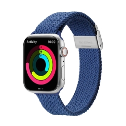 Kellarihm Apple Watch 42-49mm - Punutud: Dux Mixture - Tumesinine