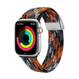 Strap for watch Apple Watch 38-41mm - Braided: Dux Mixture - Camo