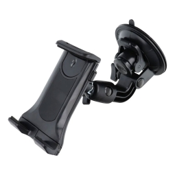 Car holder suction cup on glass, holder for tablet 7-10", leg 6cm: Oem - Black