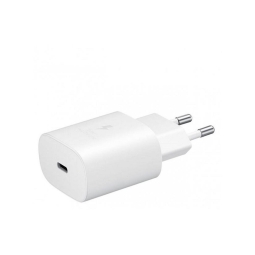 Laadija 1xUSB-C, kuni 25W, Quick Charge: Samsung TA800 - Valge