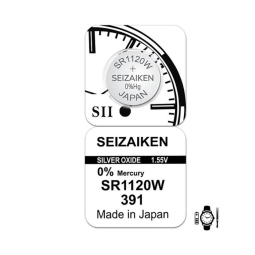 SR1120 часовая батарейка, 1x - Seiko - SR1120, SR1121, SR55, 391, 381 - SR1120SW, SG8, LR1120, LR1121, AG8, LR55, 191