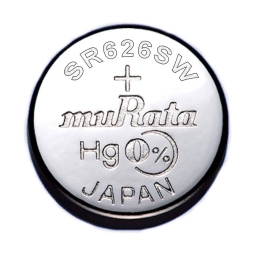 SR626 watch battery, 1x - MuRata (Sony) - SR626, SR66, 377, 376 - SG4, LR626, SR626SW, AG4, LR66, 177