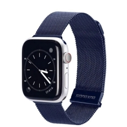 Kellarihm Apple Watch 38-41mm - Roostevaba teras: Dux Milanese - Tumesinine