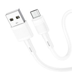 1m, Micro USB - USB kaabel, juhe: Hoco X83 - Valge