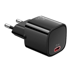 Laadija 1xUSB-C, kuni 20W, QuickCharge kuni 12V 1.67A: Mcdodo Nano Ch402 - Must