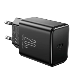 Laadija 1xUSB-C, kuni 20W, QuickCharge kuni 12V 1.67A: Joyroom Tcf06 - Must