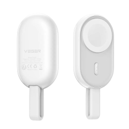 1200mAh Akupank, Juhtmevaba laadija Apple Watch: Veger Pomme - 2.5W - USB-C