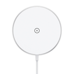 Wireless charger, up to 15W, Magsafe, 1m USB-C cable: Choetech T580F-101 - White