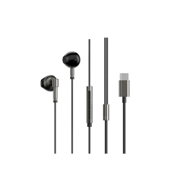 Earphones USB-C plug: WiWU Eb316 - Black