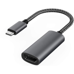 Адаптер: USB-C, папа - HDMI, 4K, 3840x2160, мама, ПРЕМИУМ