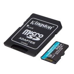 512GB microSDXC memory card Kingston Canvas Go! Plus, up to W90/R170 MB/s