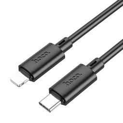 1m, Lightning - USB-C cable, up to 20W: Hoco X88 - Black