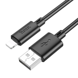 1m, Lightning - USB cable: Hoco X88 - Black