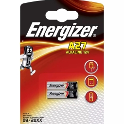 A27 alkaline battery, 2x - Energizer - A27 - V27A, GP27A, MN27, L828, 27A, LR27, LR27A, 8LR732