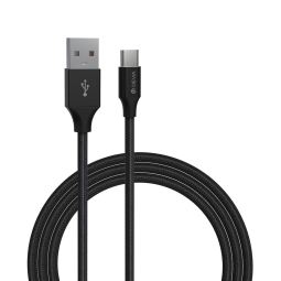 1m, USB-C - USB cable: Devia Gracious - Black