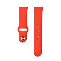 Strap for watch Apple Watch 38-41mm - Silicone: Devia Deluxe Sport -  Red