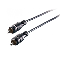 Juhe, kaabel: 1m, 1x RCA Coaxial Audio-Video