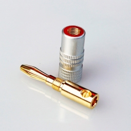 Adapter, üleminek: Banana-jack, 4mm, PREMIUM