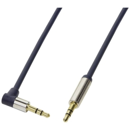 Juhe, kaabel: 5m, Audio-jack, AUX, 3.5mm, 90o PREMIUM