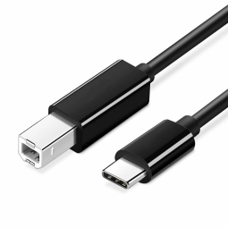 Кабель: 1.8m, USB-C, папа - USB Type B, принтер, папа