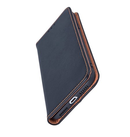 Leather Case Cover Samsung Galaxy J4 Plus, J415 - Black