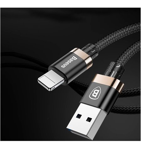 Baseus кабель: 1.5m, Lightning, iPhone, iPad - USB: Golden Belt