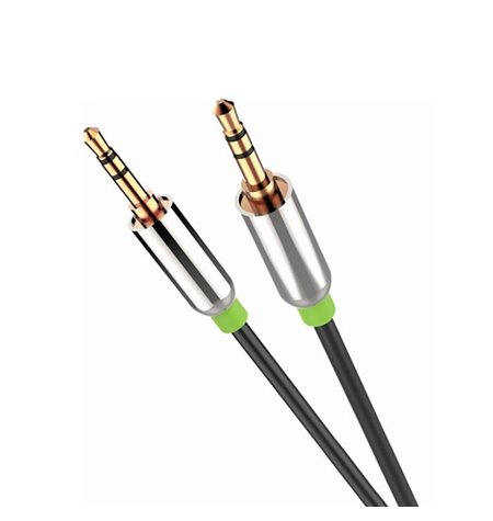 Devia cable: 1m, Audio-jack, AUX, 3.5mm