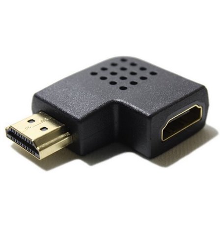 Adapter, üleminek: HDMI left: female - male, Type A-A